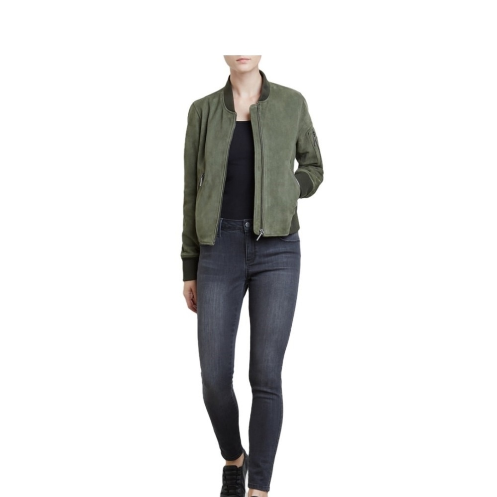Kenneth Cole Green Bomber Jackets size xs NEW